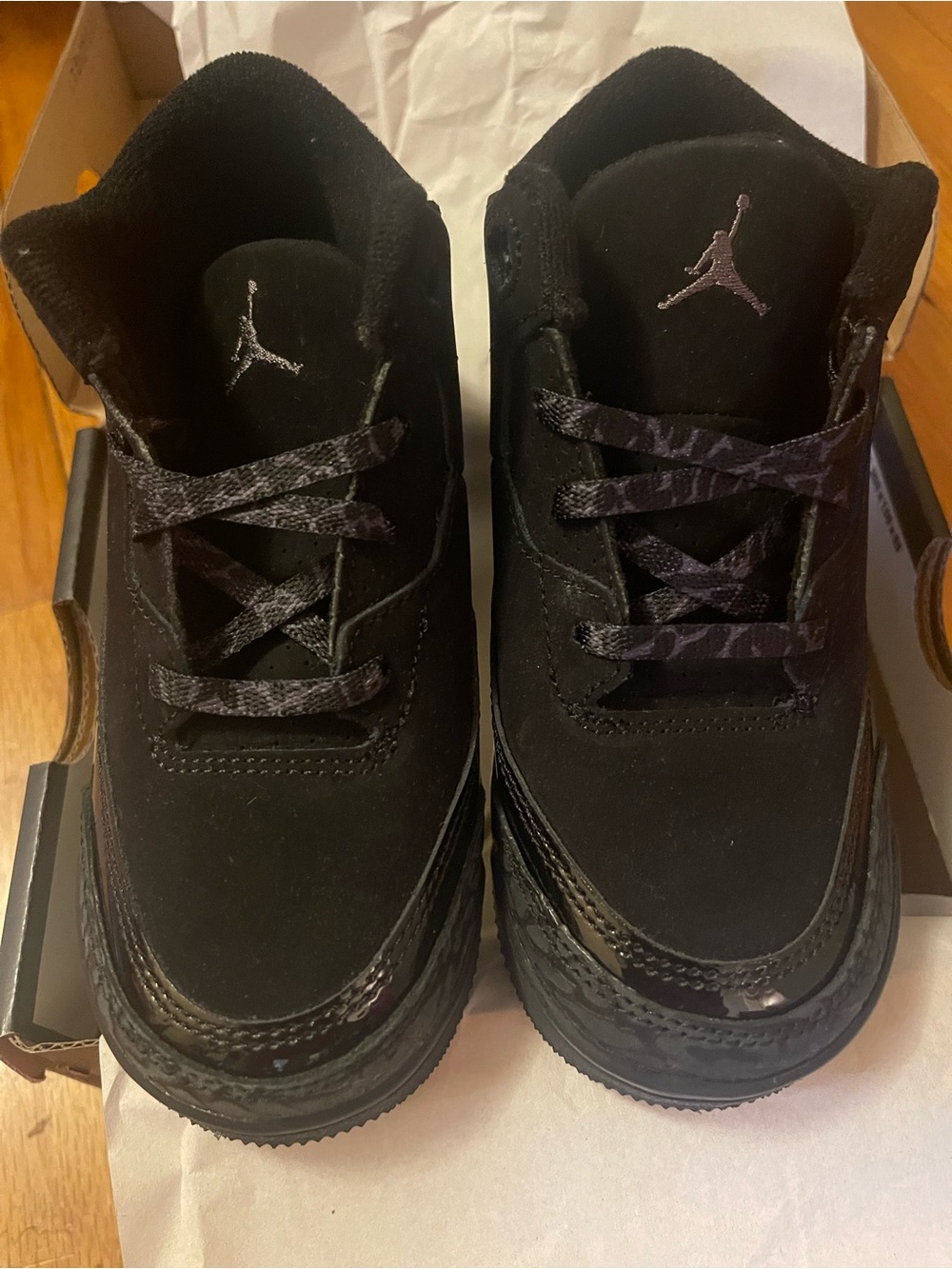 Jordan 3 Retro Black Cats TD size 10c